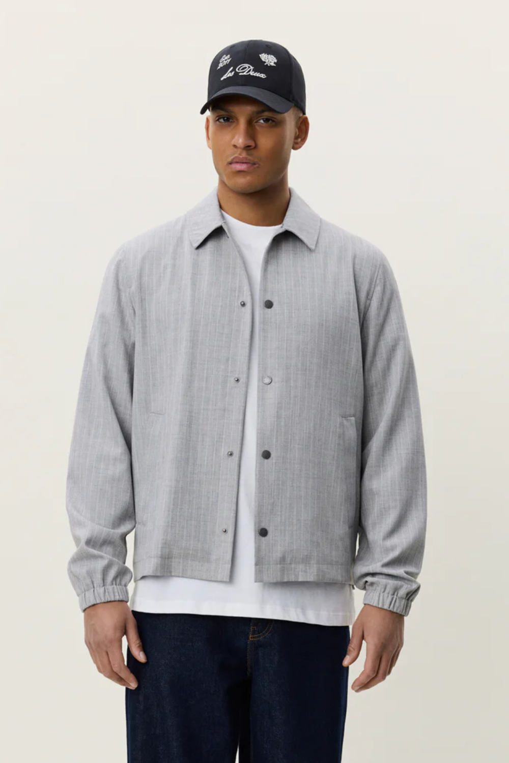 LES DEUX PINSTRIPE COACH JACKET 1001819