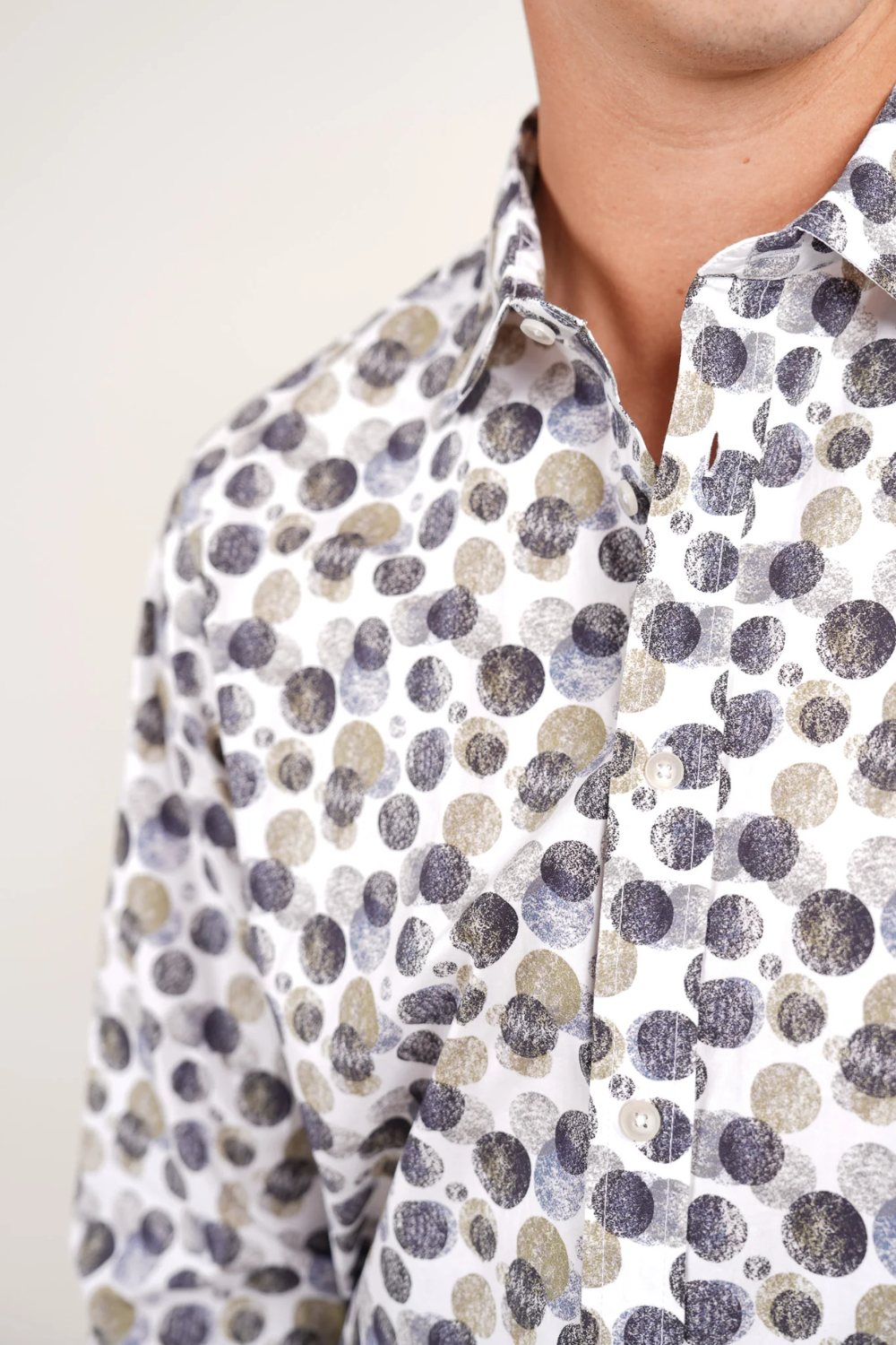 JAMES HARPER L/S COTTON PRINTED SHIRT JHS643