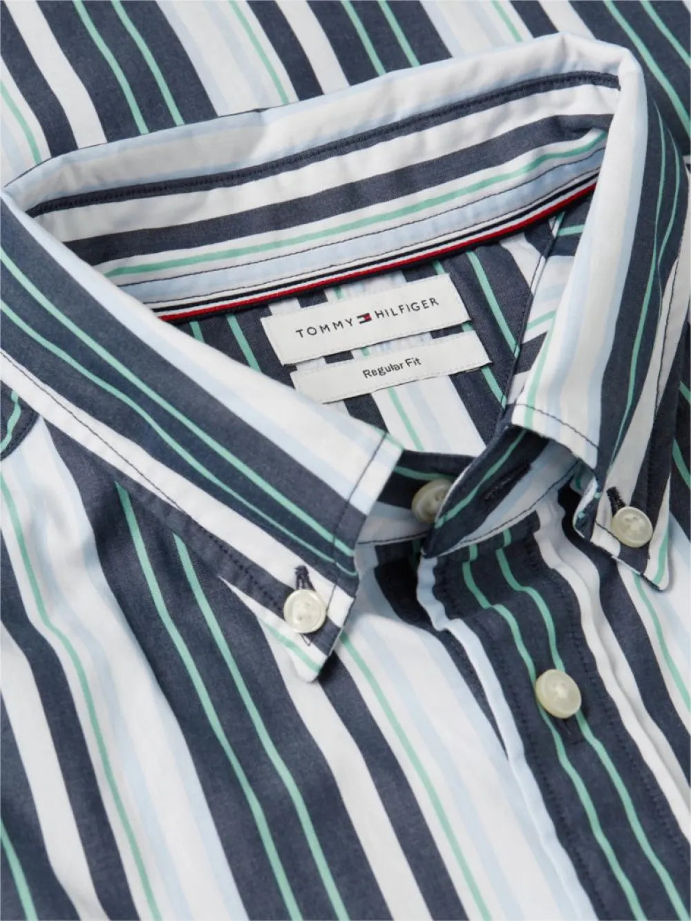 TOMMY HILFIGER POP MULTI STRIPE L/S SHIRT MW0MW43351