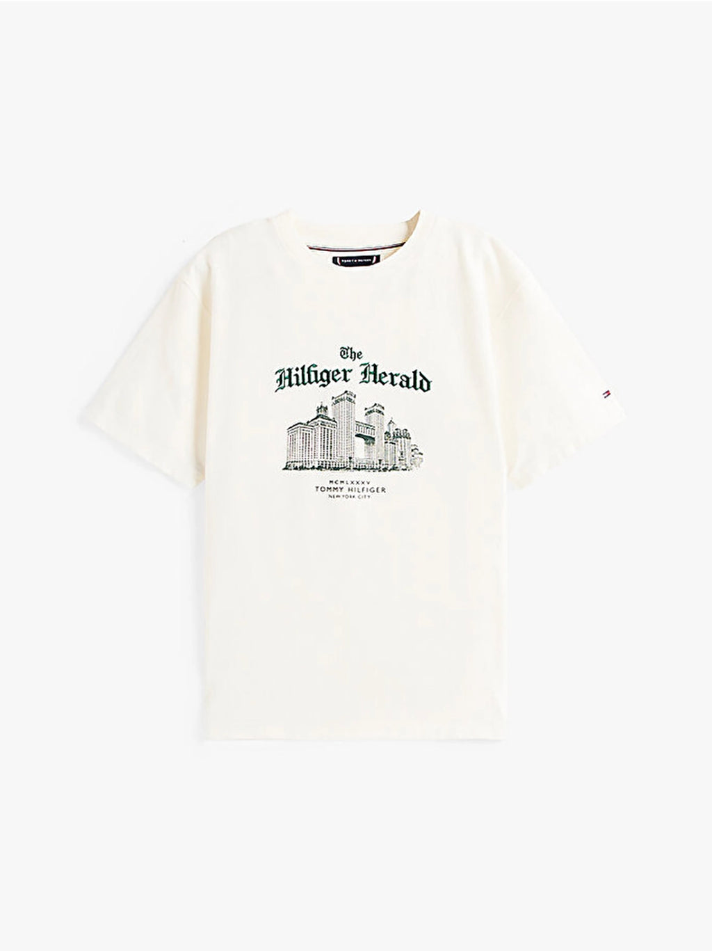 TOMMY HILFIGER NY HERALD SKYLINE GRAPHIC TEE MW0MW40920