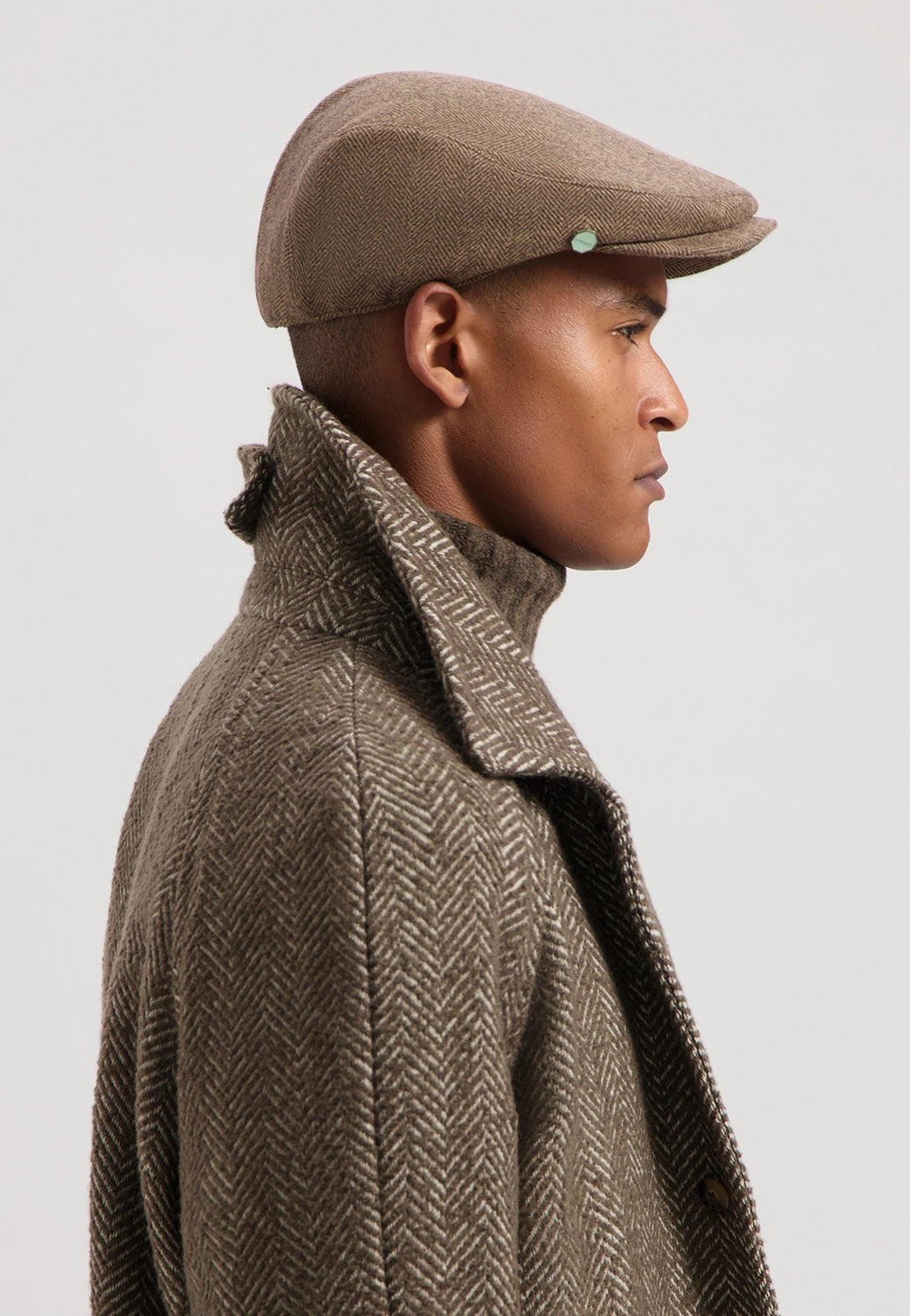 DSTREZZED DOMINIC WOOL BLEND FLAT CAP 653004