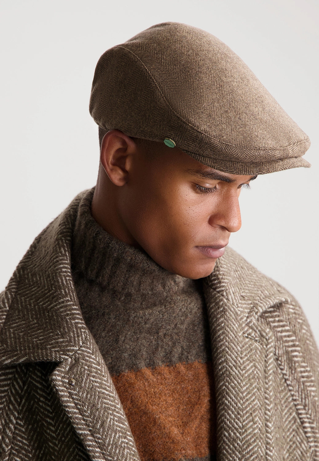 DSTREZZED DOMINIC WOOL BLEND FLAT CAP 653004