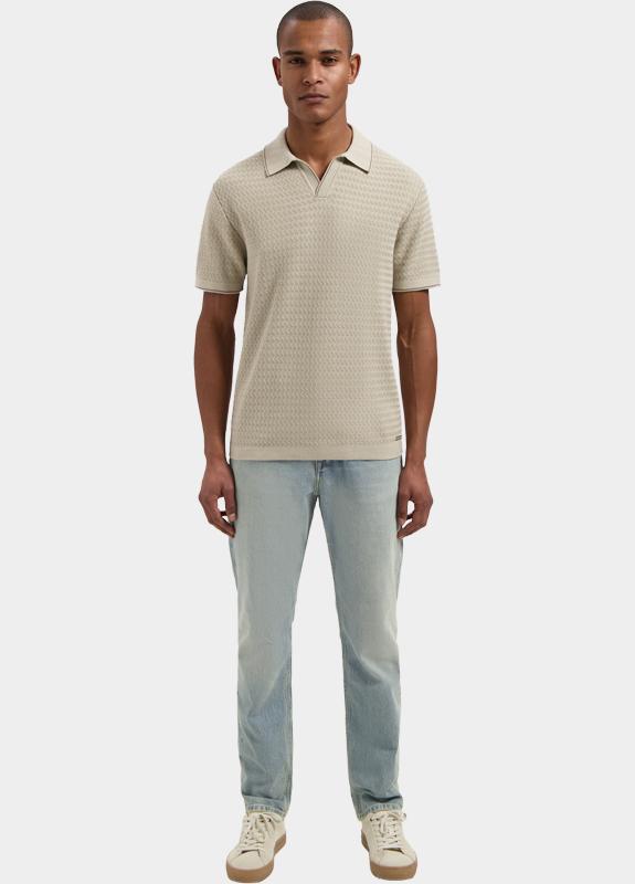DSTREZZED NOEL TEXTURED POLO 421150
