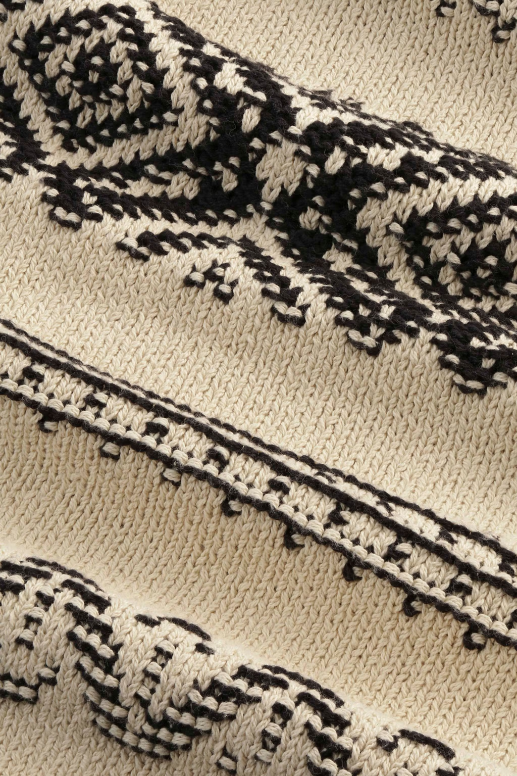 NN07 TODD ORGANIC COTTON JACQUARD CHUNKY KNIT
