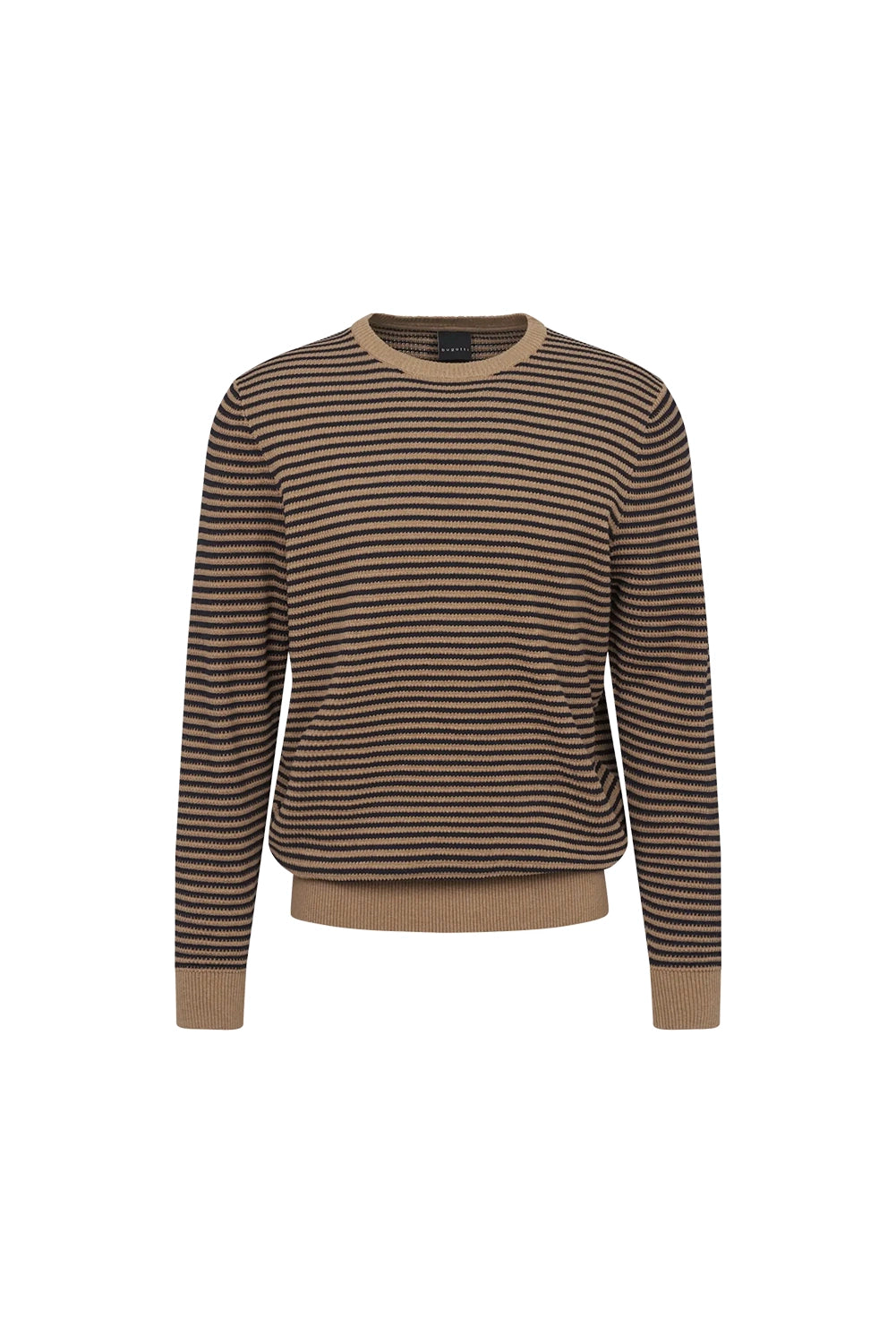 BUGATTI COTTON STRIPE CREWNECK L/S KNIT 7400