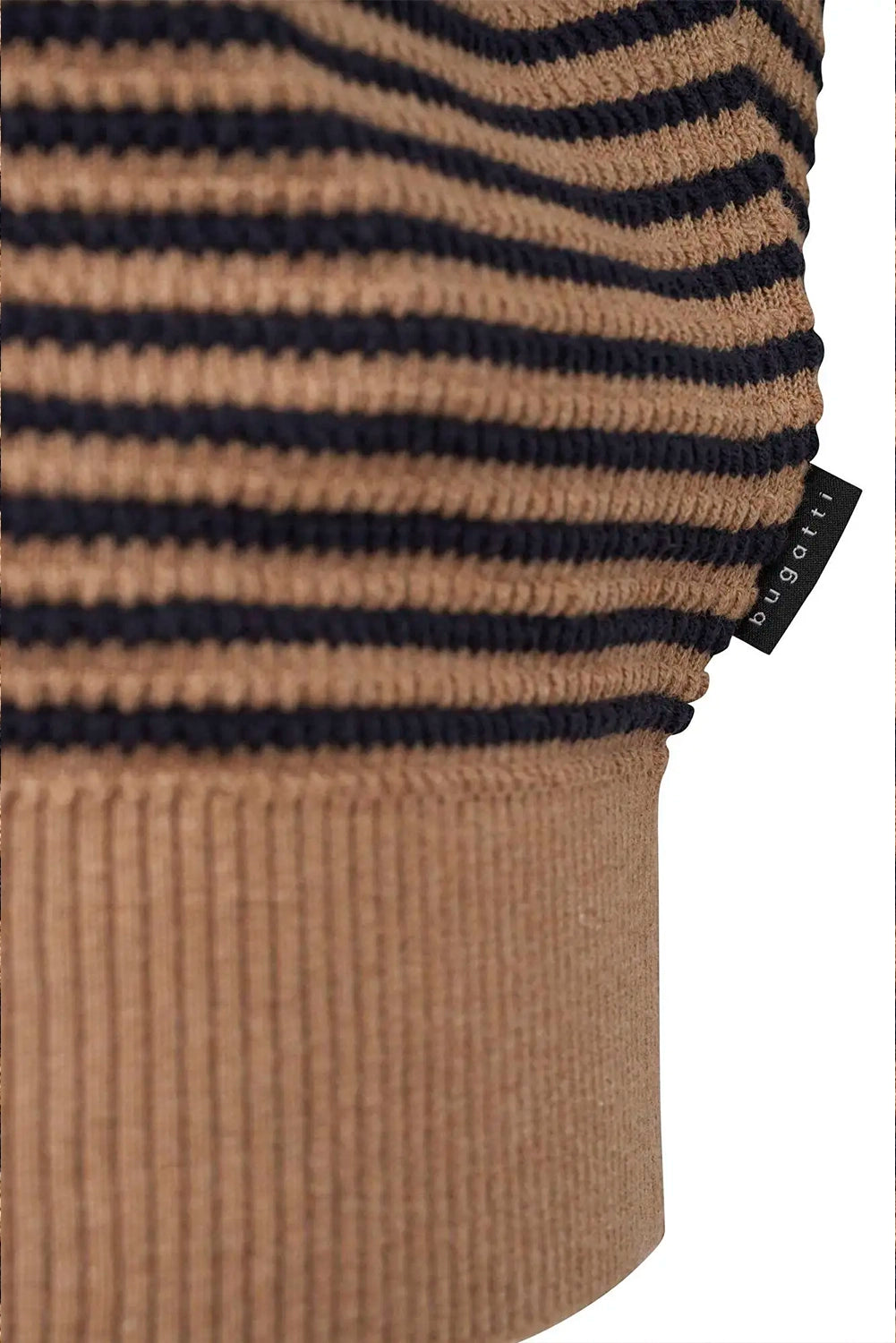 BUGATTI COTTON STRIPE CREWNECK L/S KNIT 7400