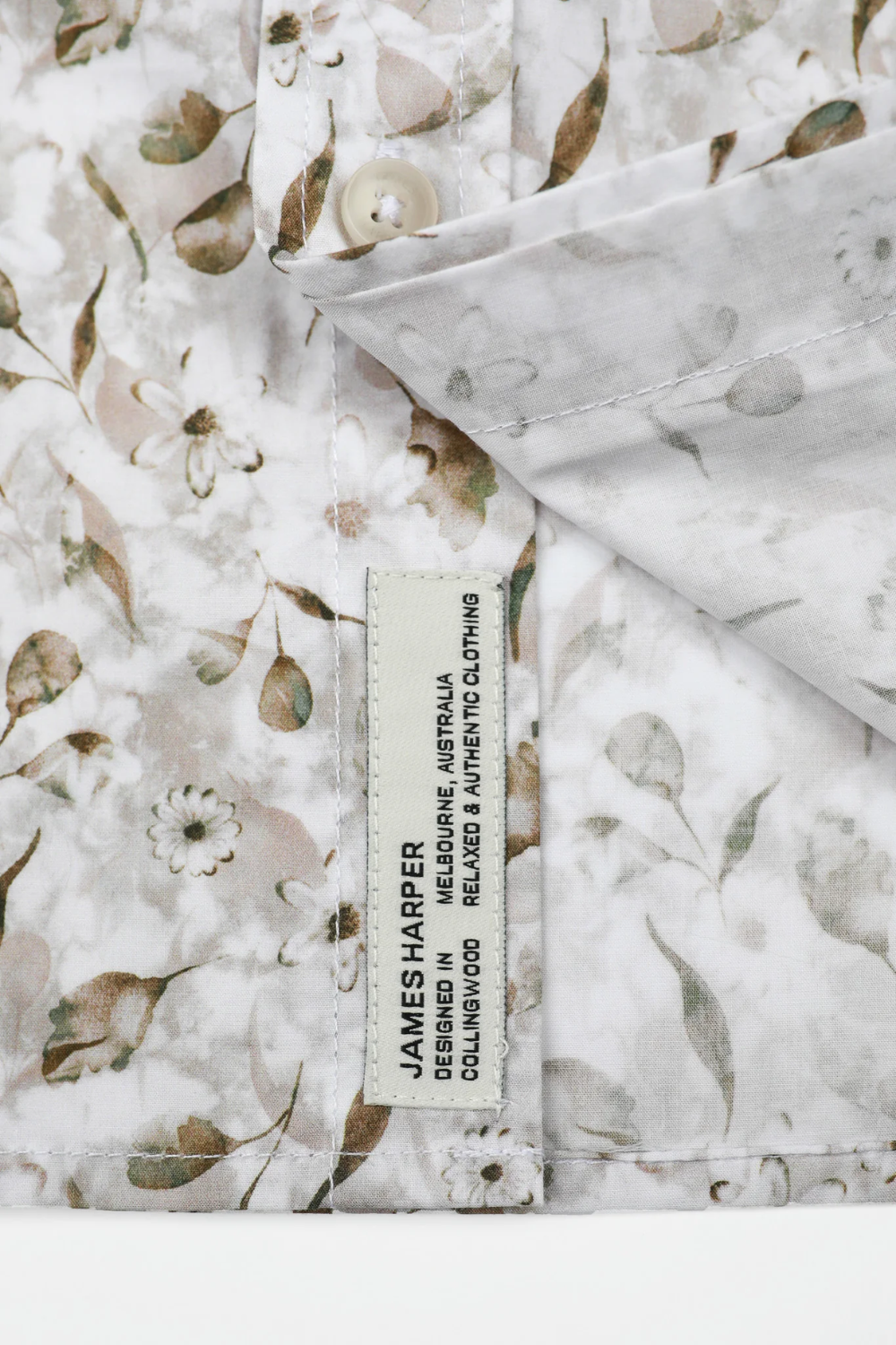 JAMES HARPER L/S COTTON PRINTED SHIRT JHS640