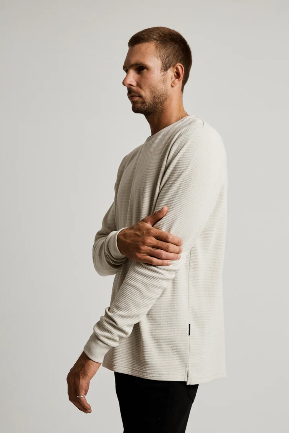 MR SIMPLE SMITH L/S WAFFLE TSHIRT M033210