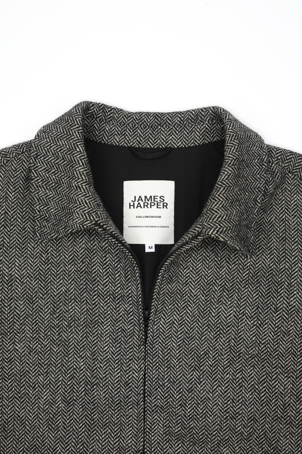 JAMES HARPER HERRINGBONE ZIP JACKET JHJ155