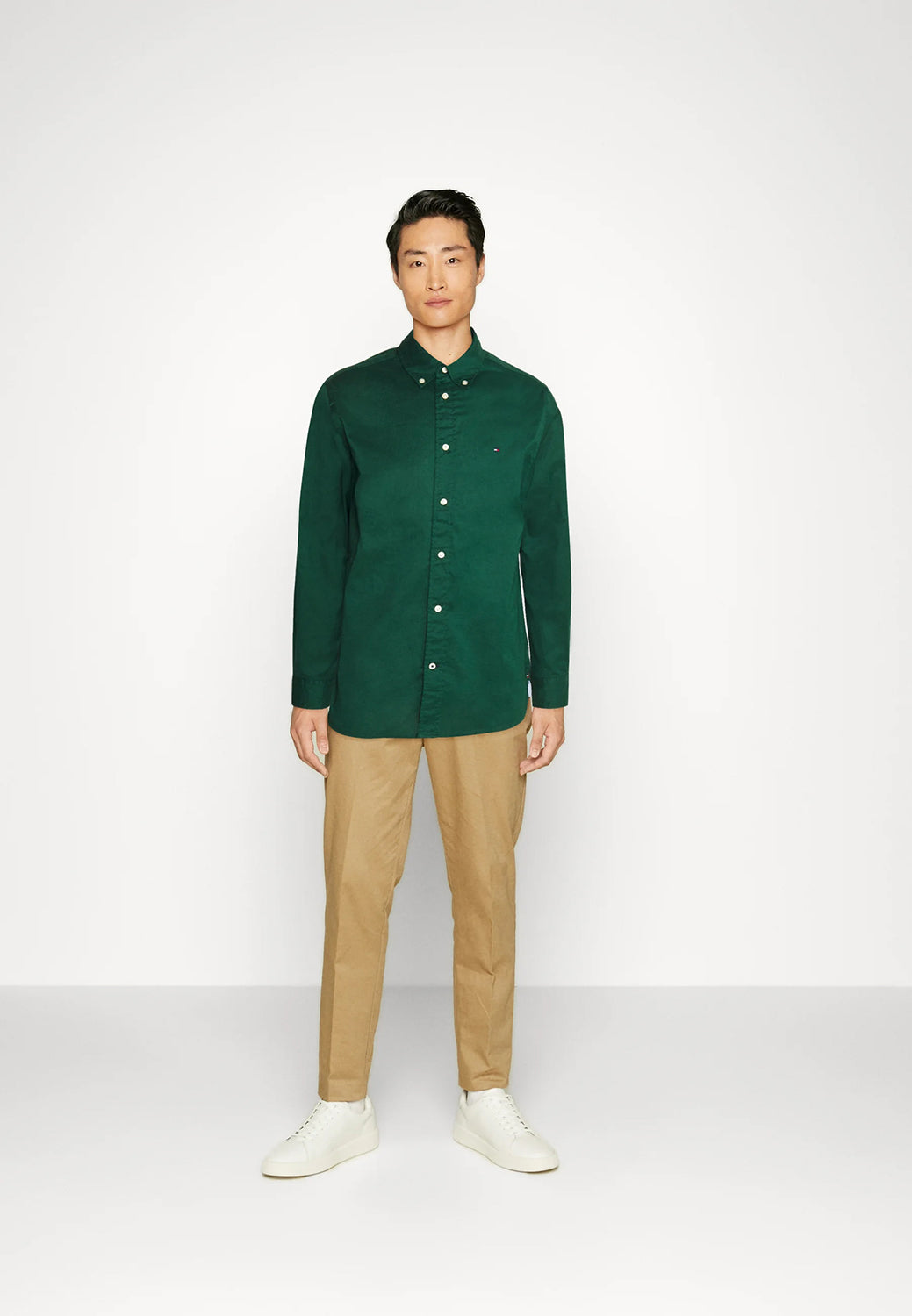 TOMMY HILFIGER FLEX DOBBY SLIM FIT L/S SHIRT MW0MW29164
