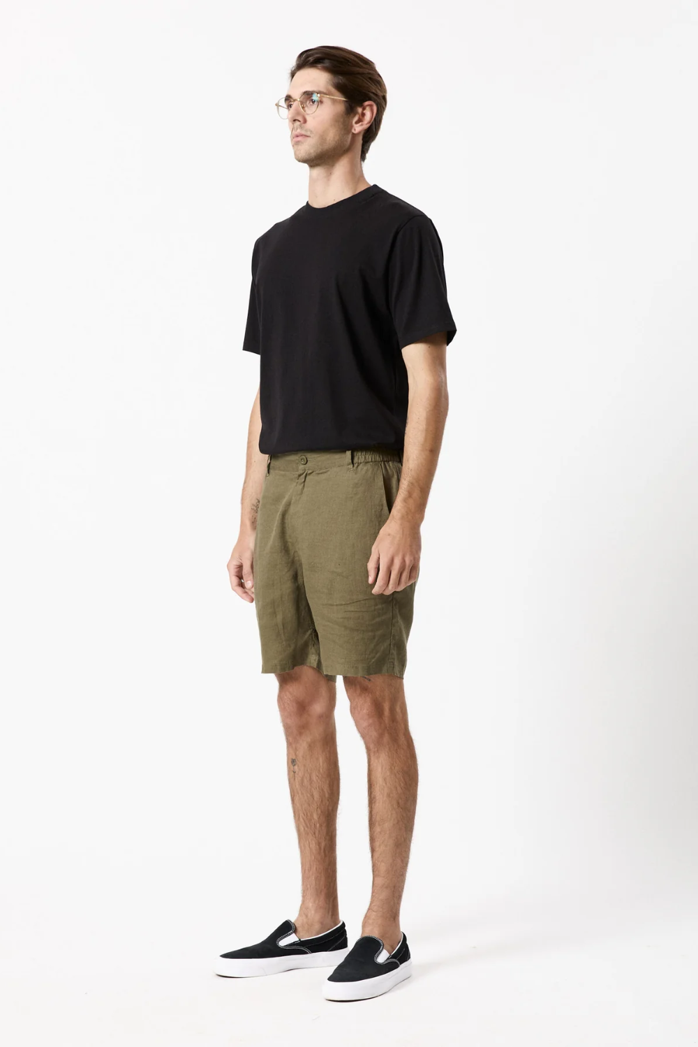 MR SIMPLE TANNER 3.0 LINEN SHORTS M104309