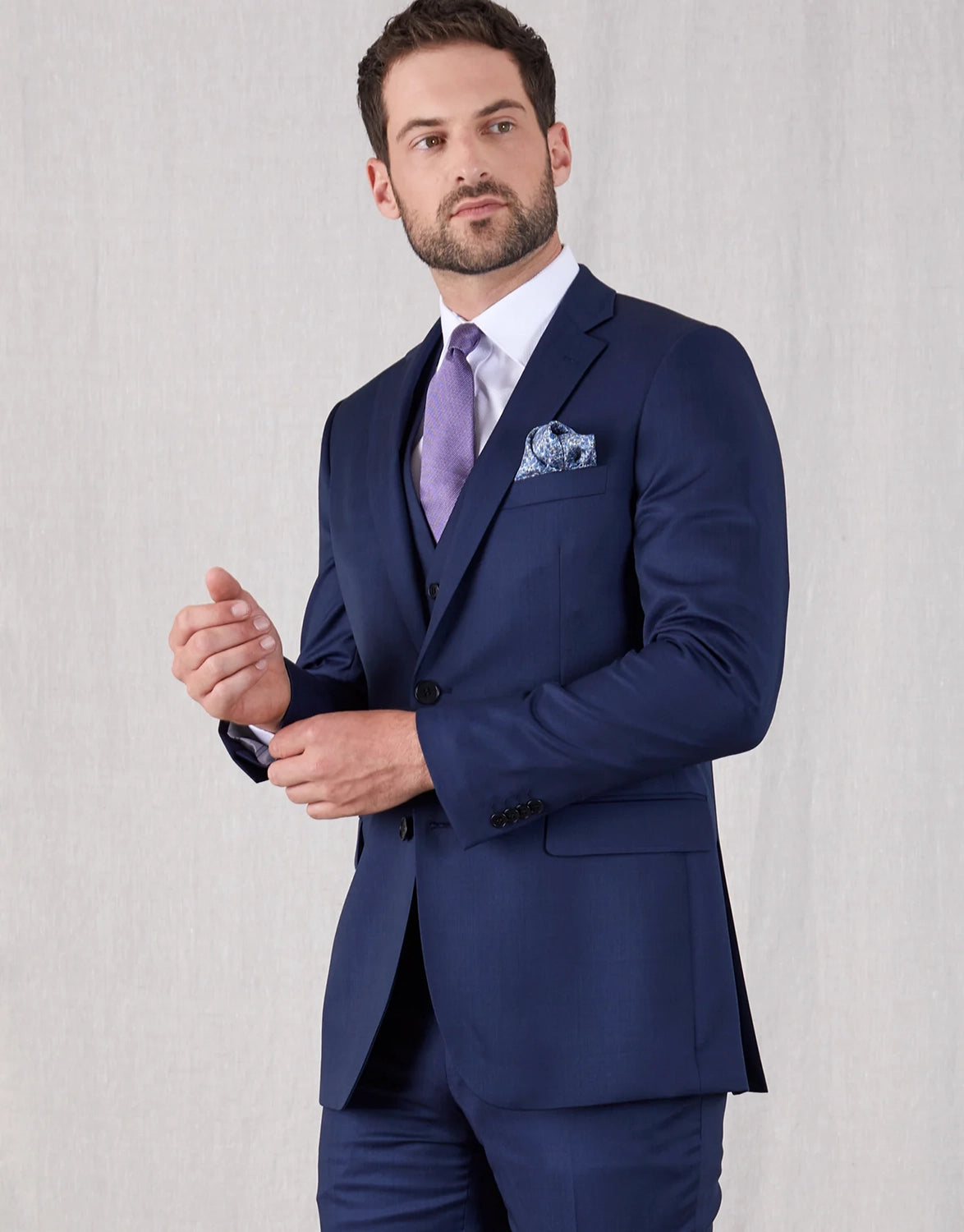 REMBRANDT 100% REDA WOOL COOPER SUIT JACKET BN0279JCG