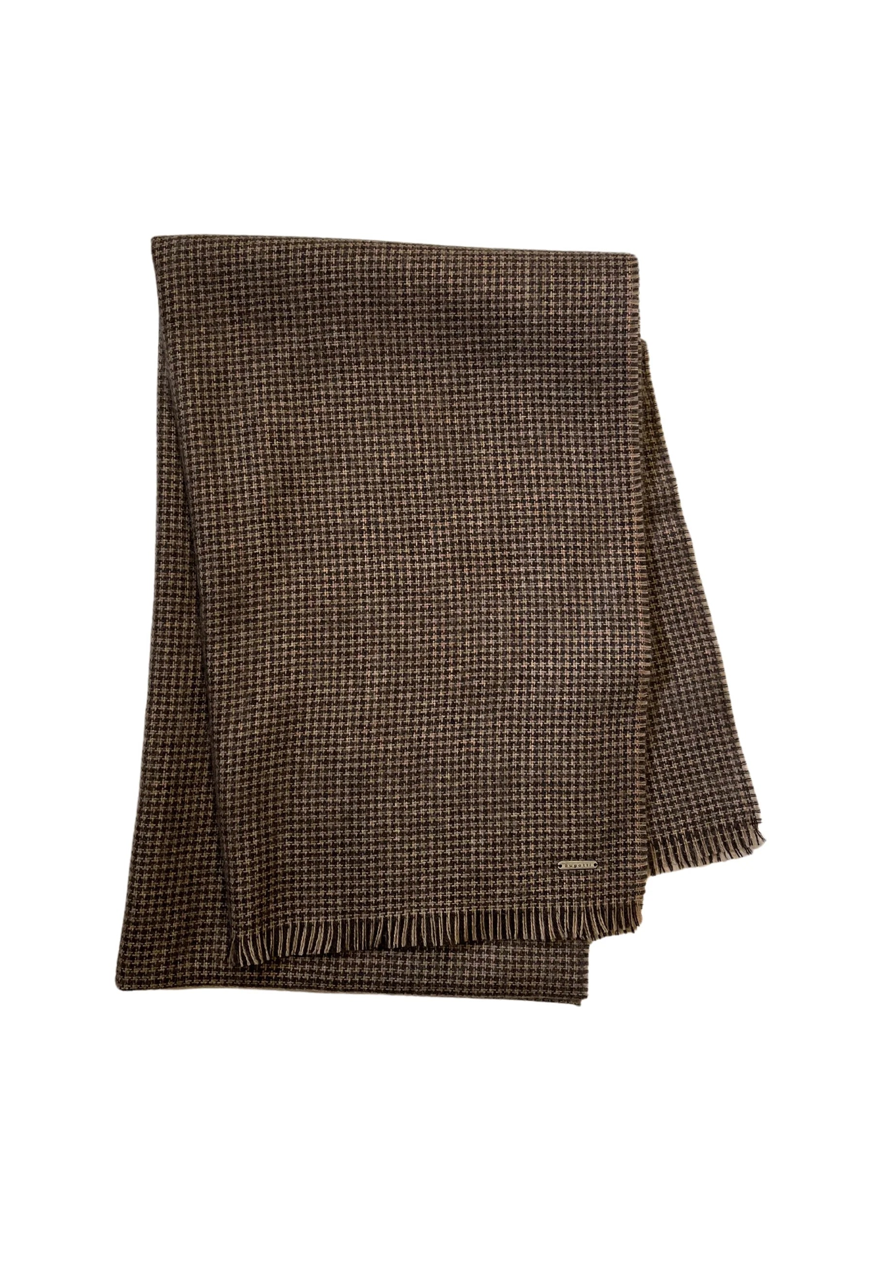 BUGATTI 100% WOOL HOUNDSTOOTH SCARF 47389