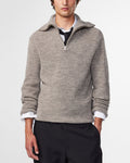 NN07 CARL 1/2 ZIP NECK RIB KNIT 6336
