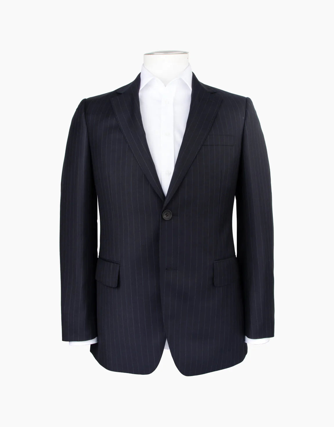 REMBRANDT COOPER REDA WOOL PINSTRIPE SUIT JACKET CI0179