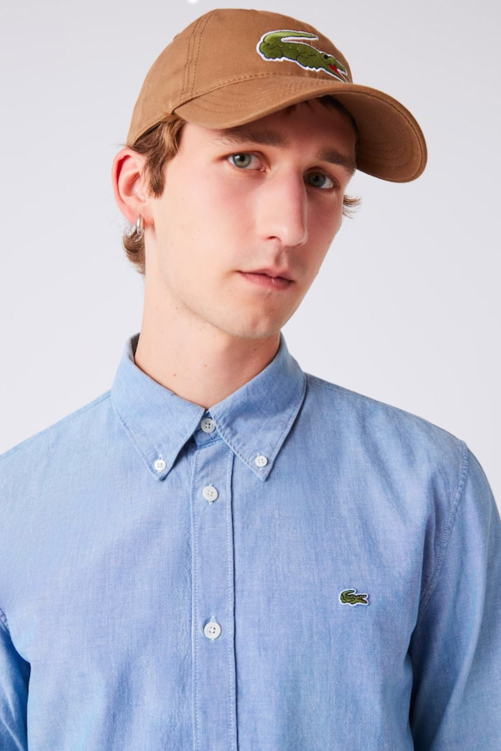 LAC L/S SLIM FIT CHAMBRAY SHIRT