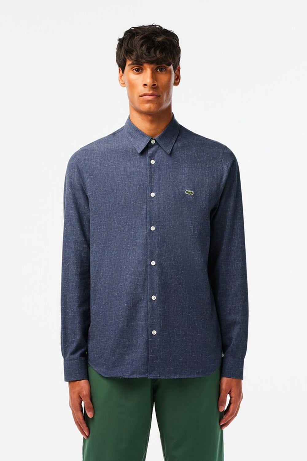 LAC L/S SLIM FIT CHAMBRAY SHIRT