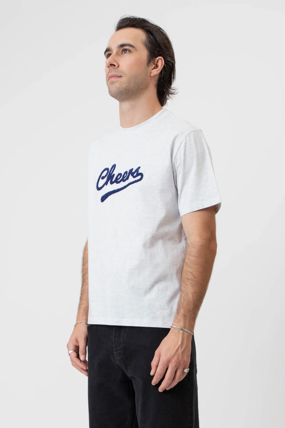 MR SIMPLE CHEERS HEAVY WEIGHT TEE M01401113