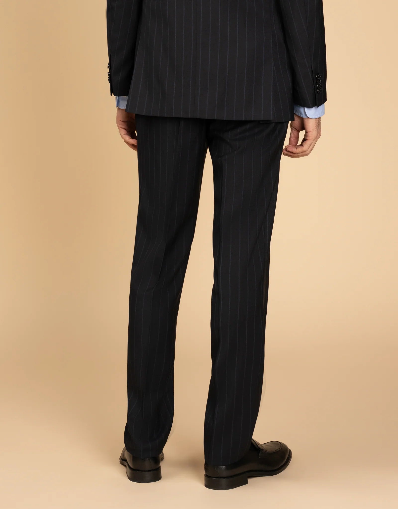 REMBRANDT LOTUS REDA WOOL PINSTRIPE SUIT TROUSER CI0179T
