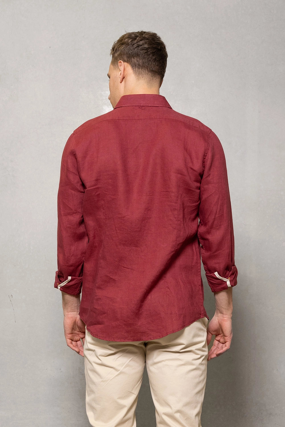 CUTLER & CO BLAKE L/S PURE LINEN SHIRT CO21259