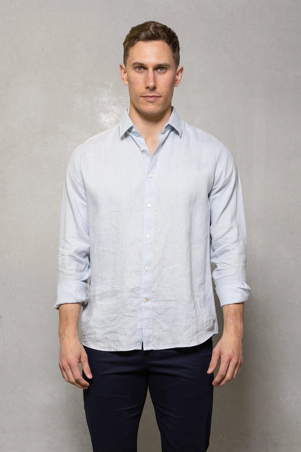 CUTLER & CO BLAKE L/S PURE LINEN SHIRT CO21259