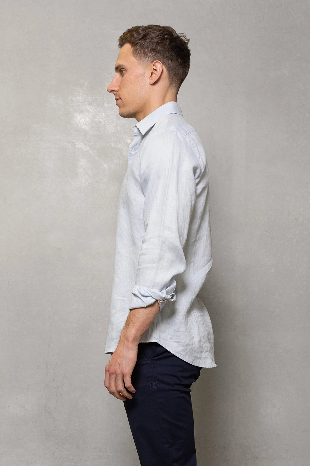 CUTLER & CO BLAKE L/S PURE LINEN SHIRT CO21259