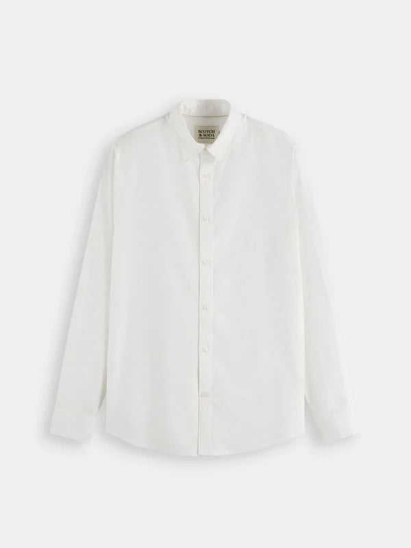 SCOTCH & SODA OXFORD SOLID L/S BD SHIRT COMM179186