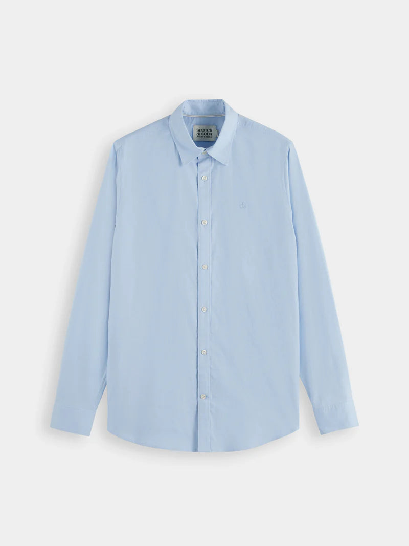 SCOTCH & SODA OXFORD SOLID L/S BD SHIRT COMM179186