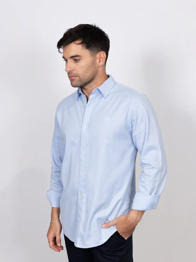 SCOTCH & SODA OXFORD SOLID L/S BD SHIRT COMM179186