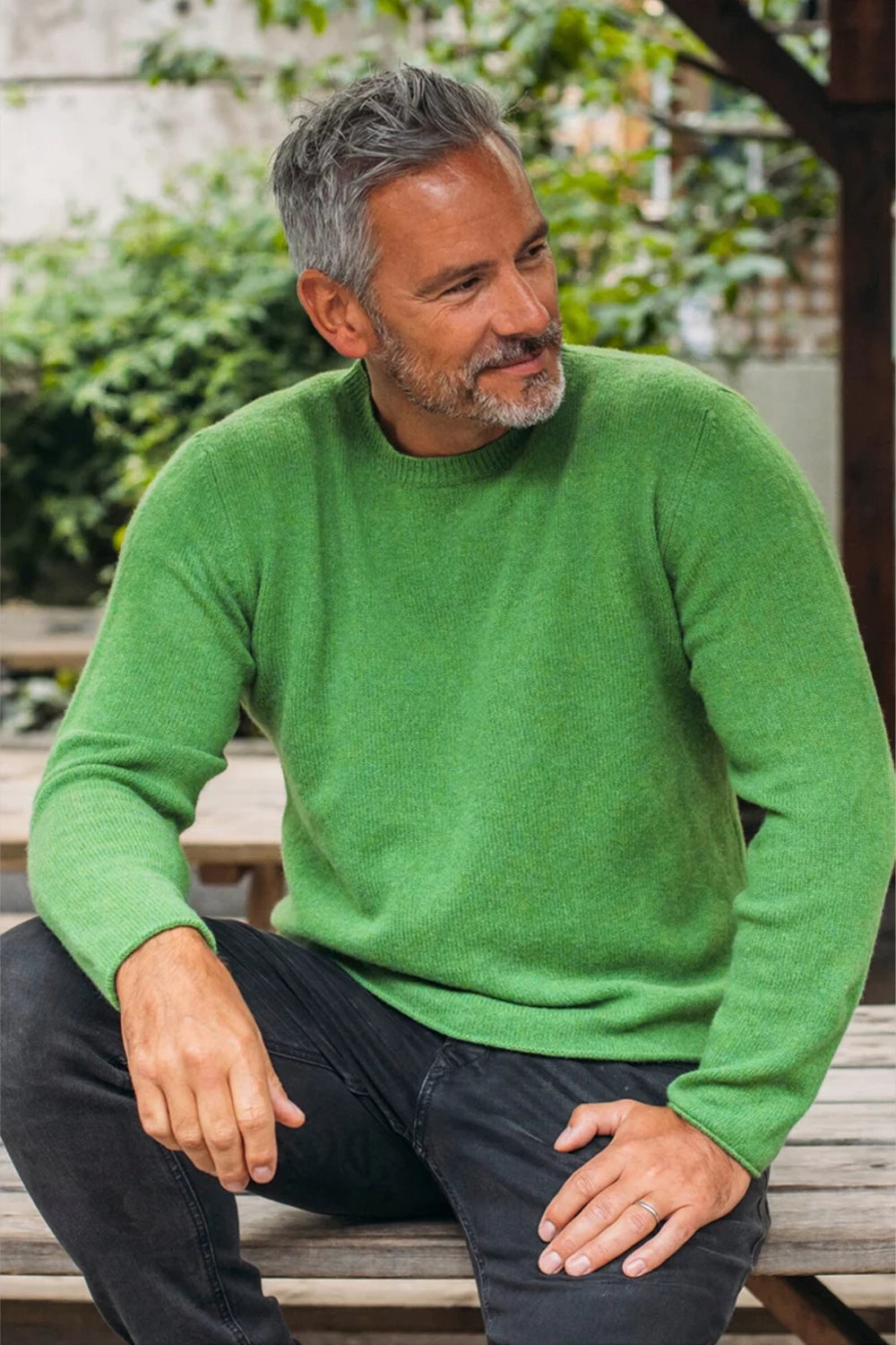 ERIBE SCOTLAND CORRY 100% FINE MERINO WOOL T-SHIRT SWEATER P4271