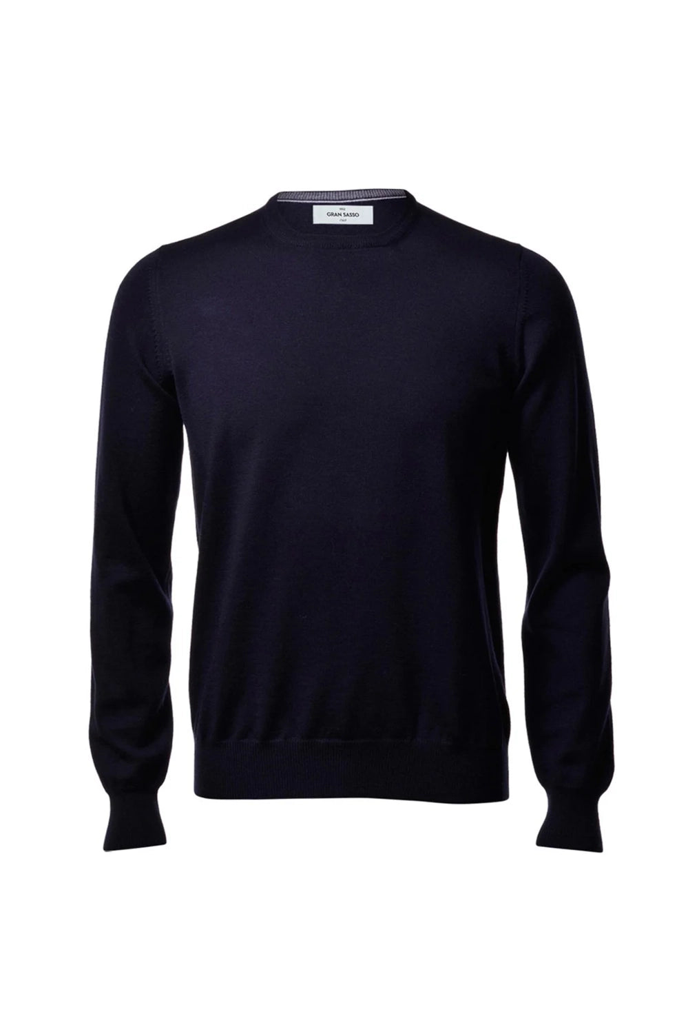 GRAN SASSO ITALIAN WOOL CASHMERE CREW NECK KNIT 55167