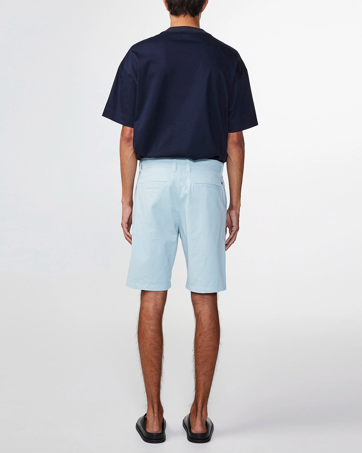 NN07 CROWN STRETCH BRUSHED COTTON TWILL STRAIGHT LEG SHORTS 1090