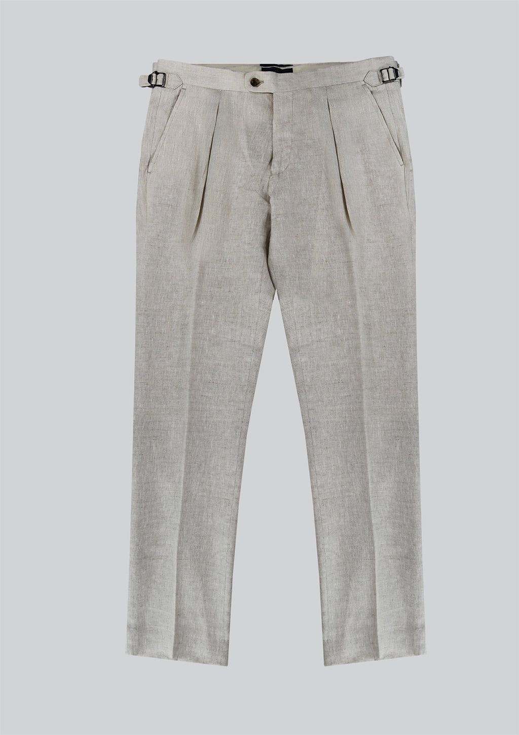 CUTLER CLIVE 100% LINEN PLEATED TROUSER CS10409