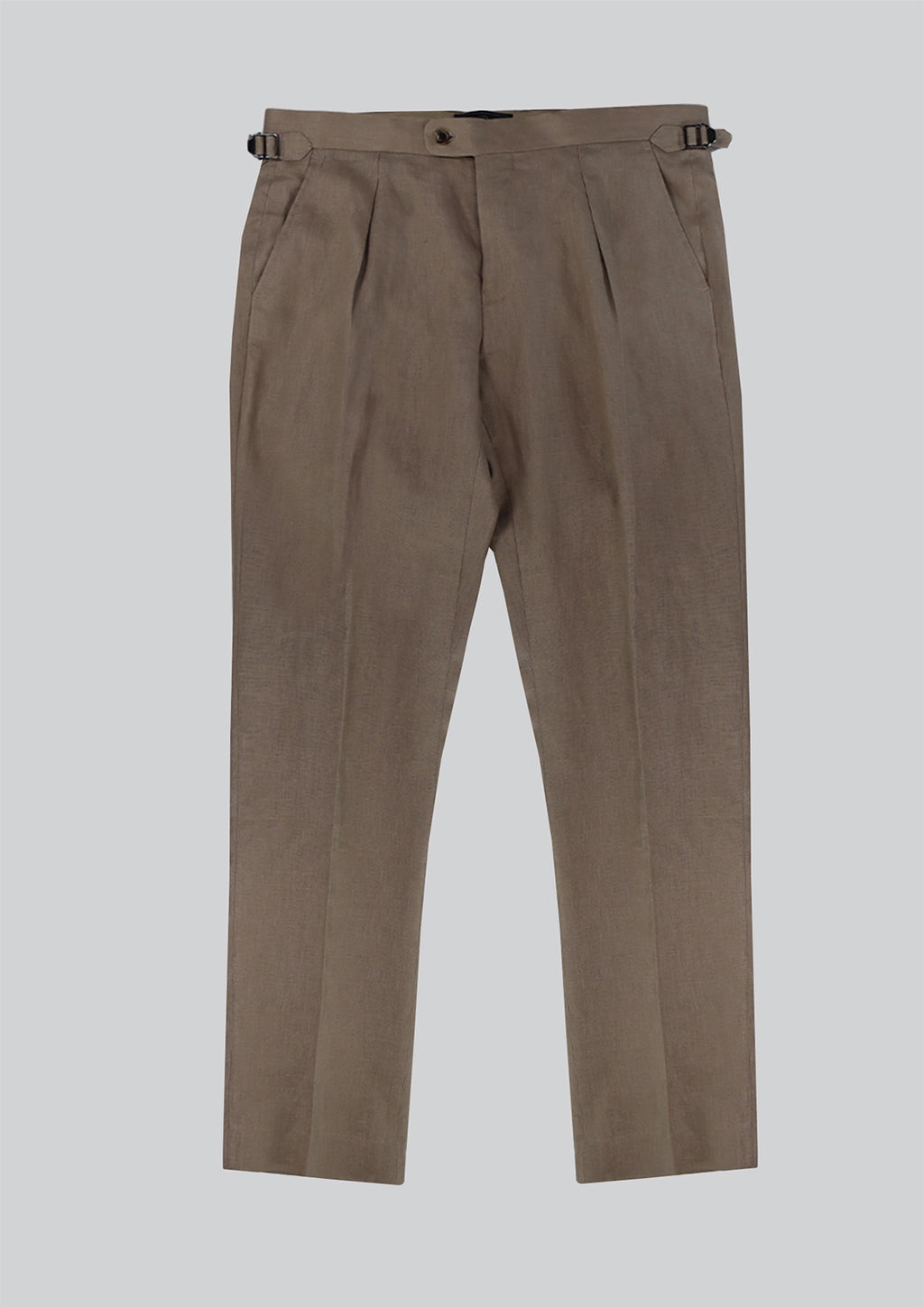CUTLER CLIVE 100% LINEN PLEATED TROUSER CS10409