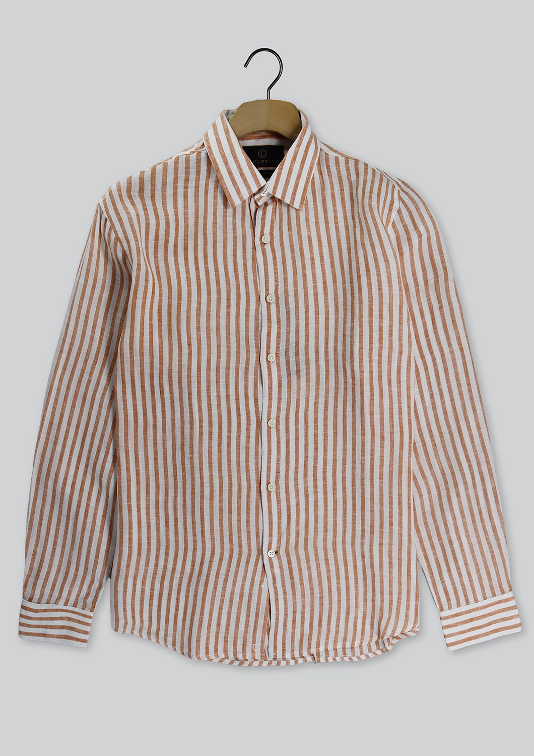 CUTLER & CO BLAKE L/S PURE LINEN STRIPE SHIRT CS21371