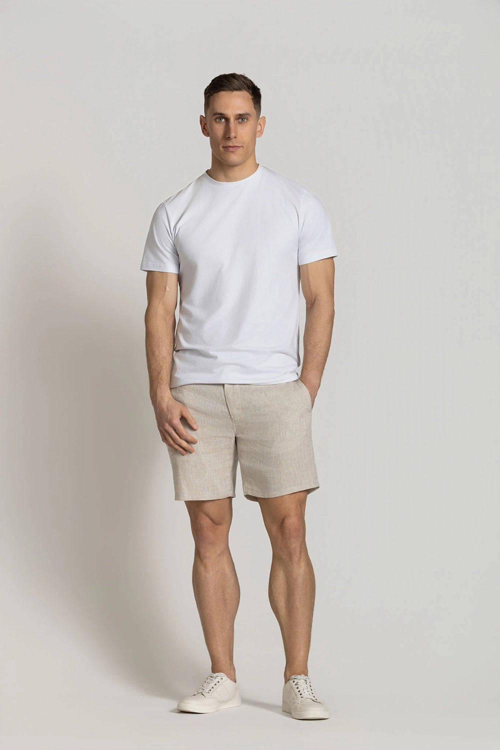 CUTLER MATTHEW 100% LINEN SHORTS CS60094