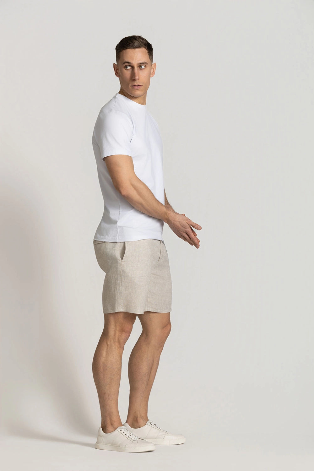 CUTLER MATTHEW 100% LINEN SHORTS CS60094