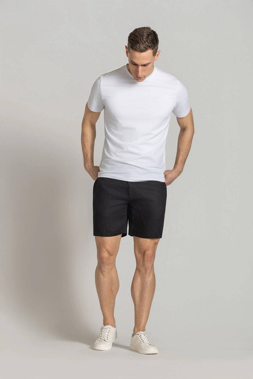 CUTLER MATTHEW 100% LINEN SHORTS CS60094
