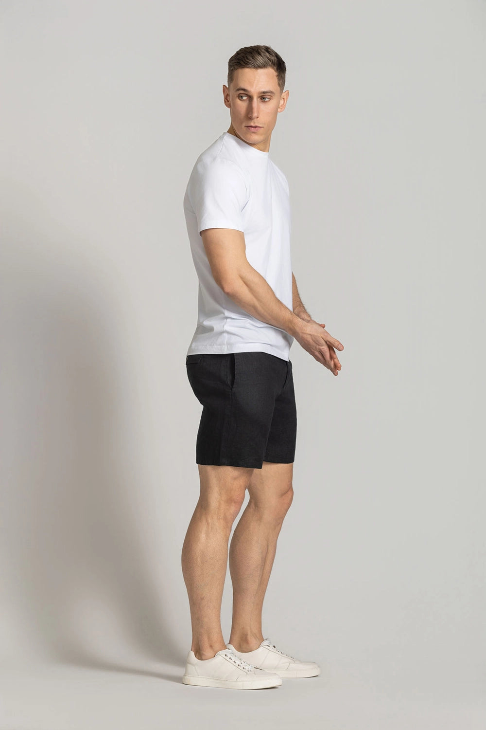 CUTLER MATTHEW 100% LINEN SHORTS CS60094