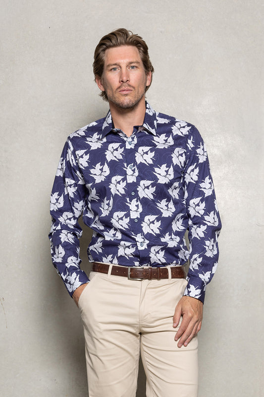 CUTLER & CO BLAKE PRINT L/S SHIRT CW21280