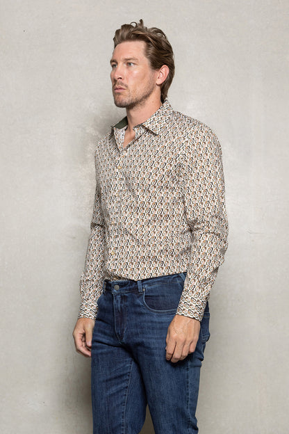 CUTLER & CO BLAKE ALL OVER PRINT L/S SHIRT CW21307