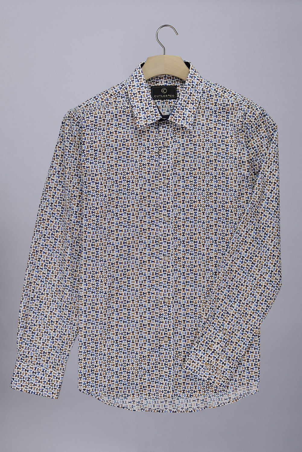 CUTLER & CO BLAKE ALL OVER PRINT L/S SHIRT CW21309