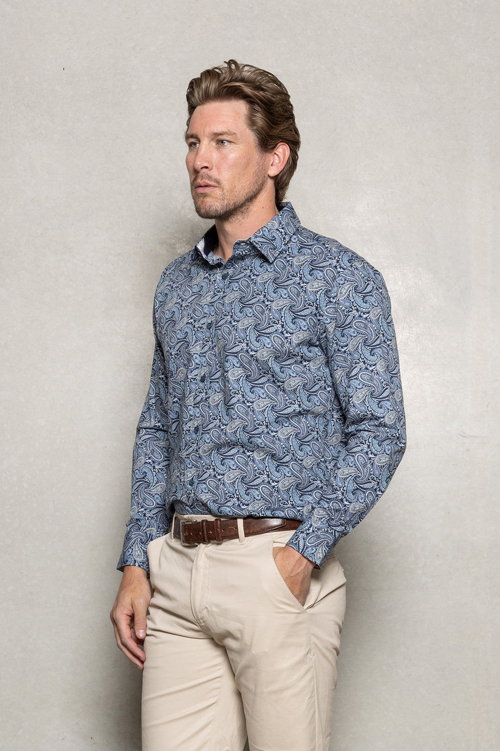 CUTLER & CO BLAKE PAISLEY L/S SHIRT CW21317