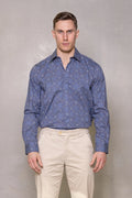 CUTLER & CO BLAKE ALL OVER PRINT STRETCH COTTON L/S SHIRT CW21410