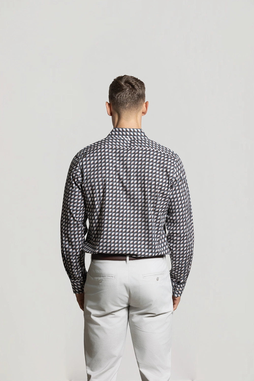 CUTLER BLAKE AOP STRETCH COTTON L/S SHIRT CW21485