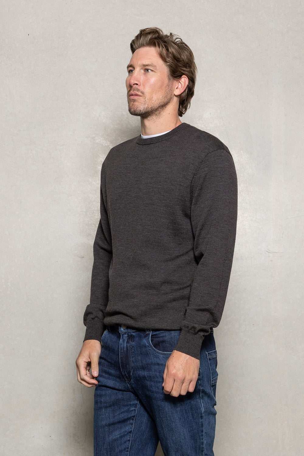 CUTLER & CO DAWSON CREW NECK MERINO SWEATER CW31068