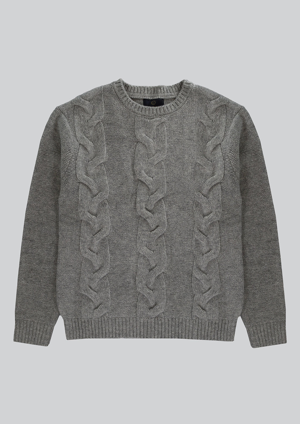CUTLER & CO ISSAC 100% AUSTRALIAN MERINO WOOL CABLE CREW NECK KNIT CW31100