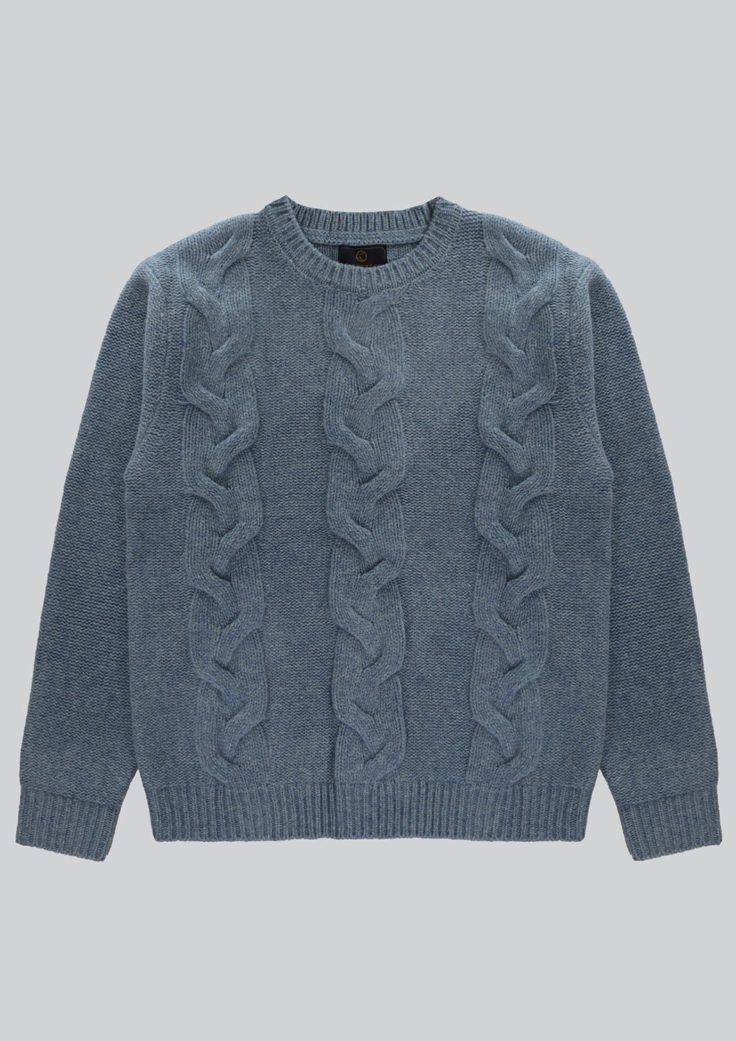 CUTLER & CO ISSAC 100% AUSTRALIAN MERINO WOOL CABLE CREW NECK KNIT CW31100