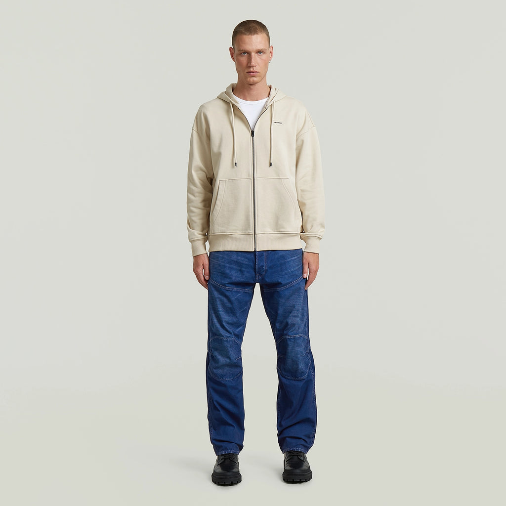 GSTAR BACK GRAPHIC LOOSE FIT HOODED ZIP THRU SWEATSHIRT D28865