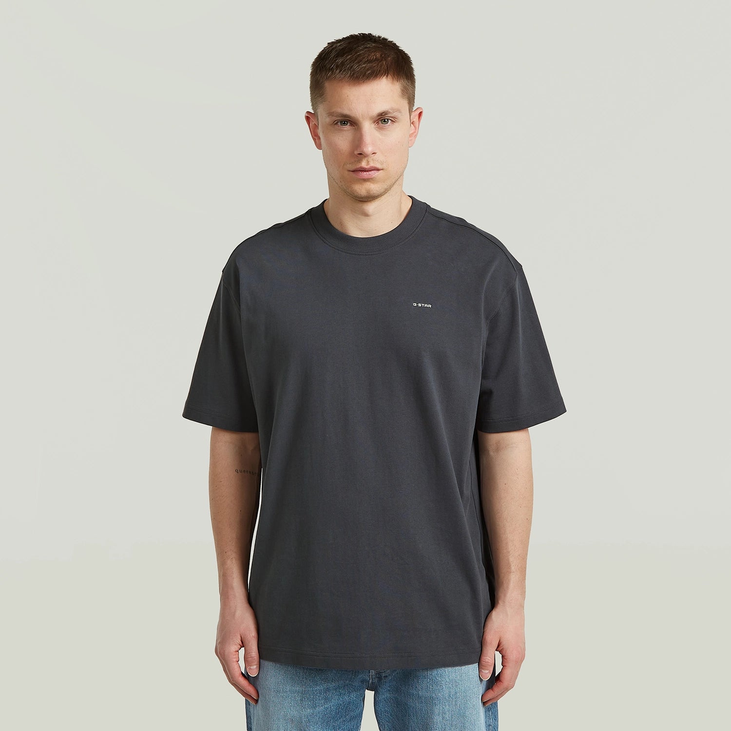 GSTAR BACK GRAPHIC RELAXED FIT NOVO DRY JERSEY TSHIRT D28884